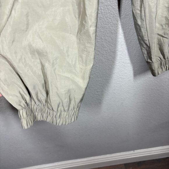 Zara Womens Size Large Weekend Jogger Pants Tan Khaki Drawstring Waist - Picture 3 of 8